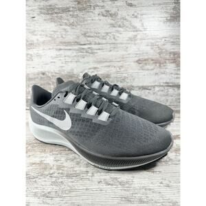Men's Nike Air Zoom Pegasus 37 Gray Running Shoes Sz 11 Athletic Gym EUC!